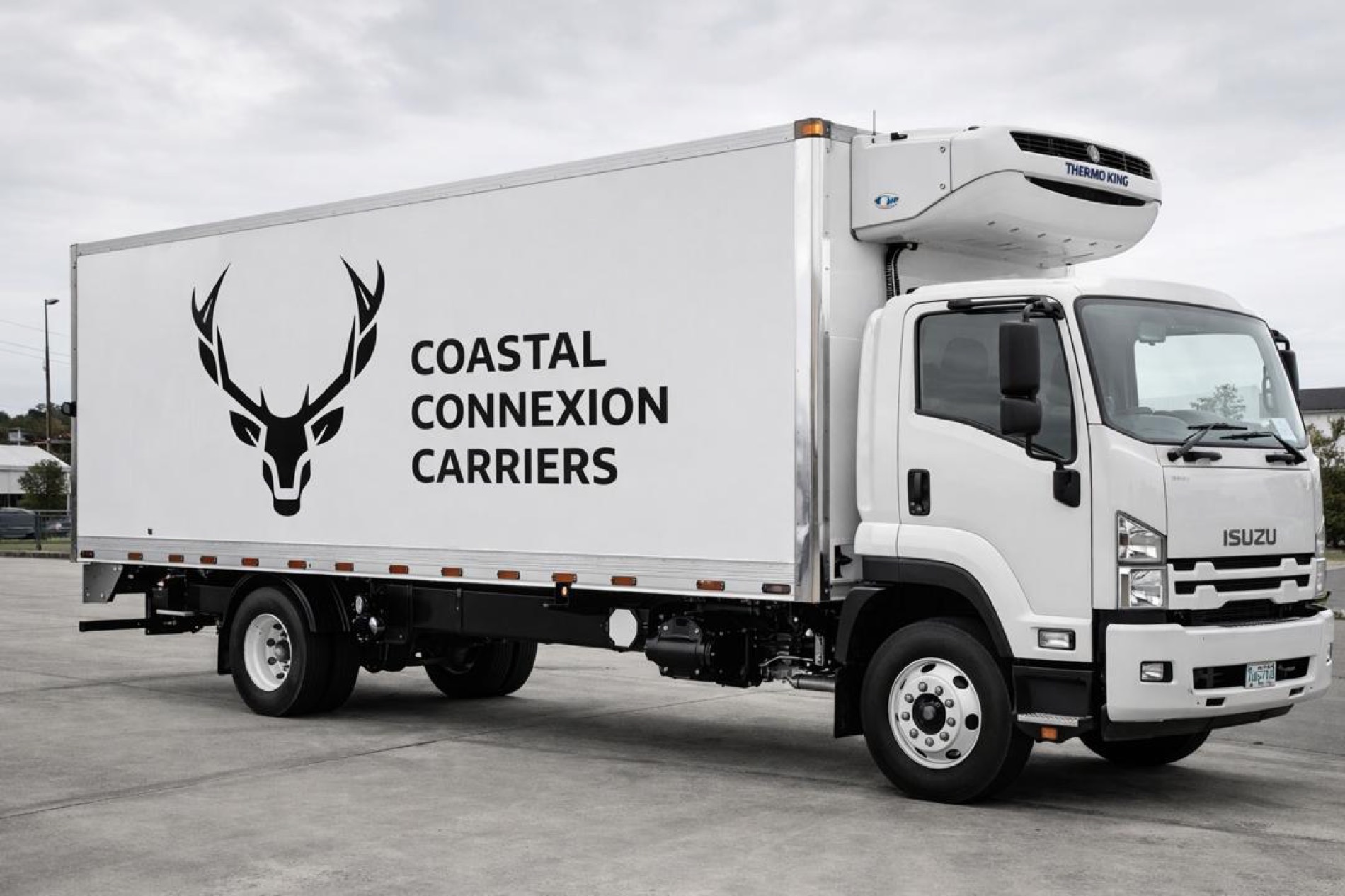 Branded Coastal Connexion reefer truck